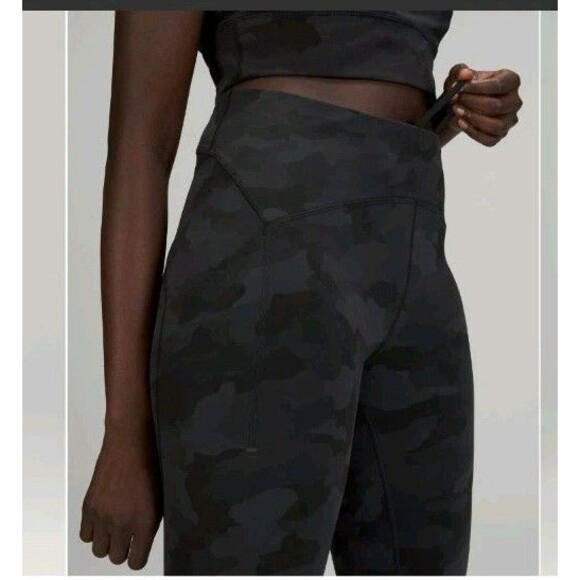 Lululemon Align High Crop Leggings Camo Size 10 - Picture 3 of 8